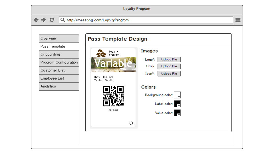 mobile wallet pass editor